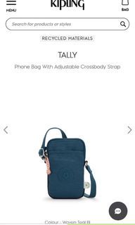 Preloved  Kipling Cellphone sling bag
