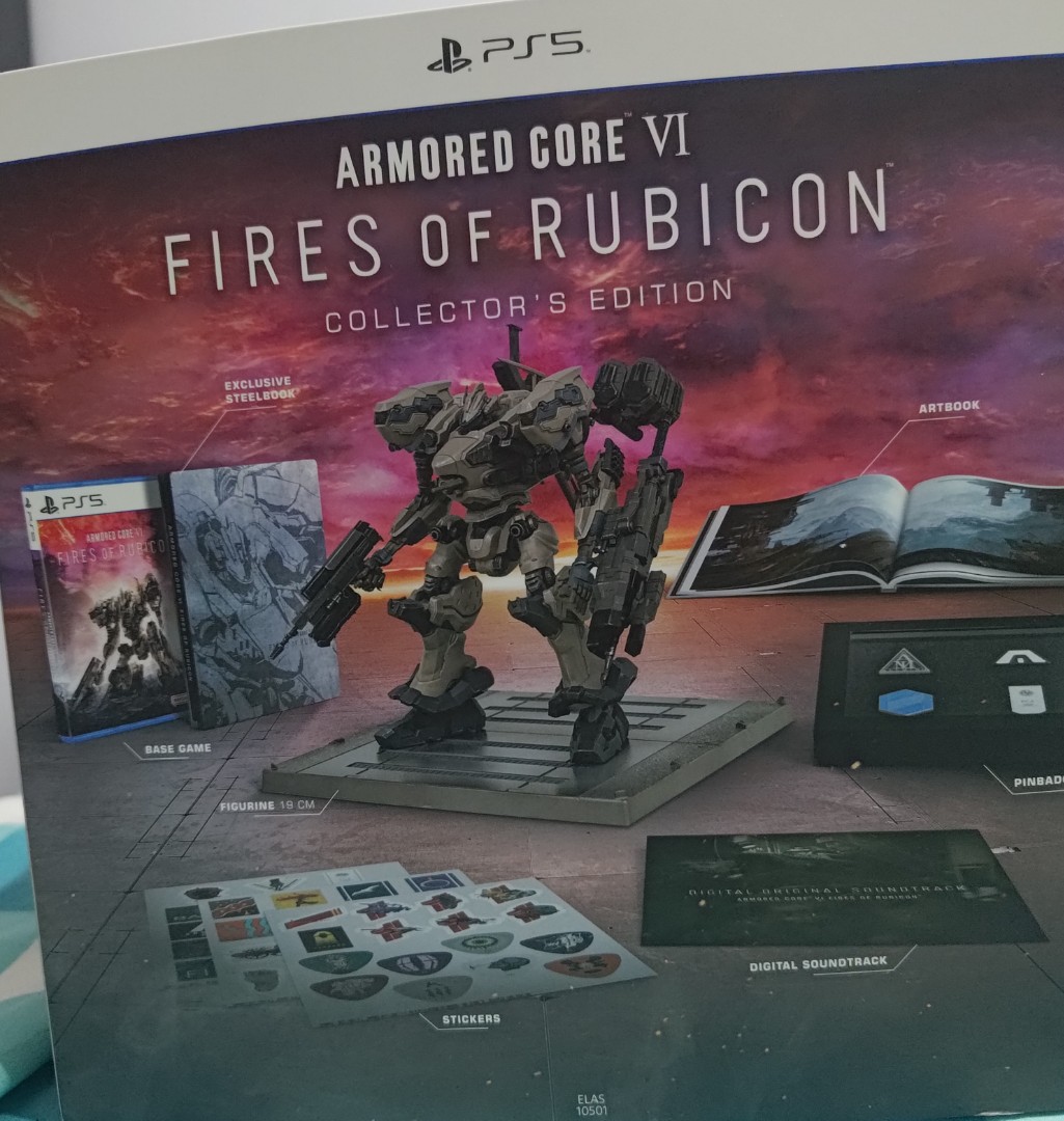 PS5 PS4 ARMORED CORE Ⅵ FIRES OF RUBICON Collector's Edition Limited  TENDERFOOT