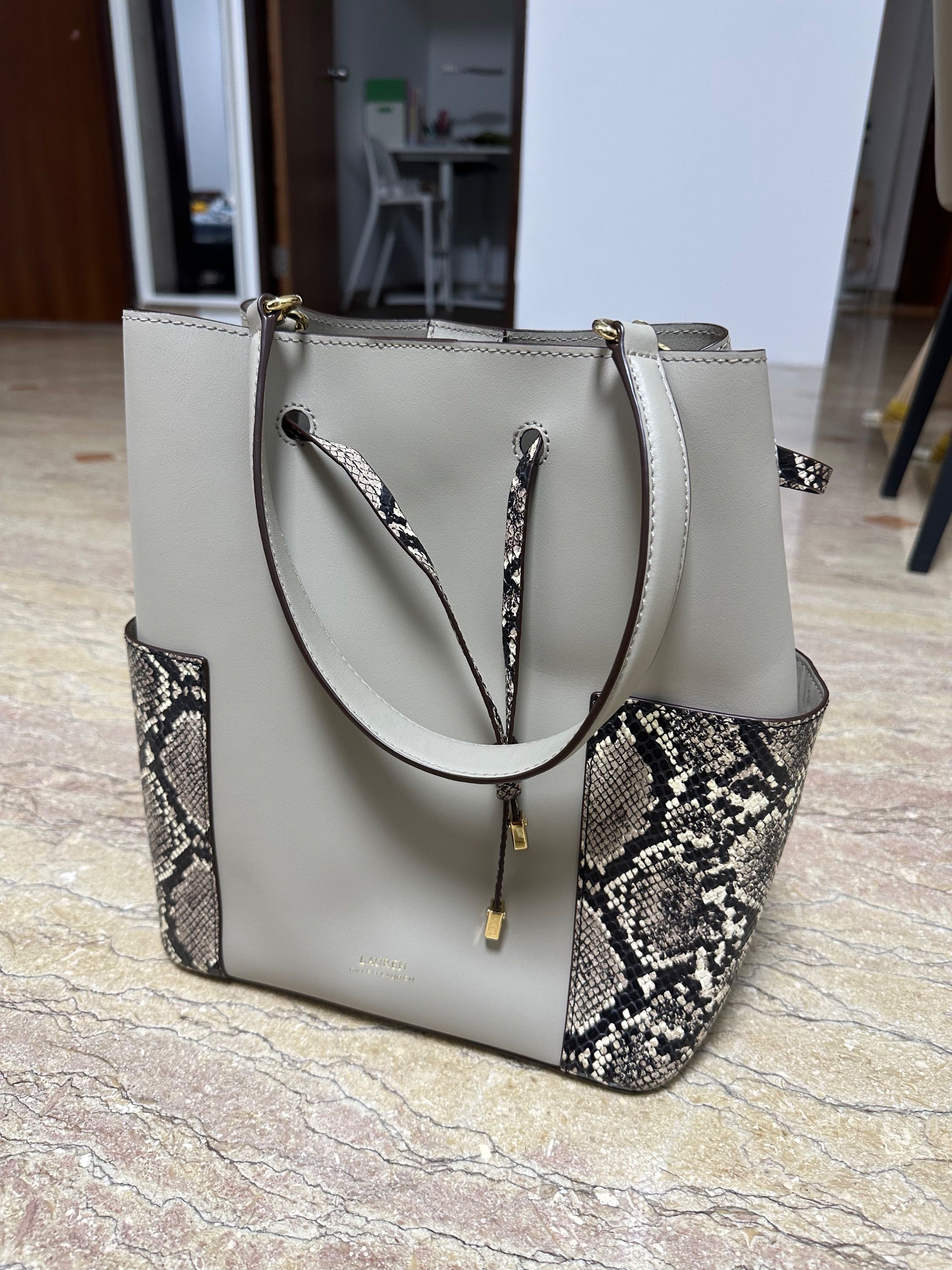 Ralph lauren snakeskin bag new arrivals