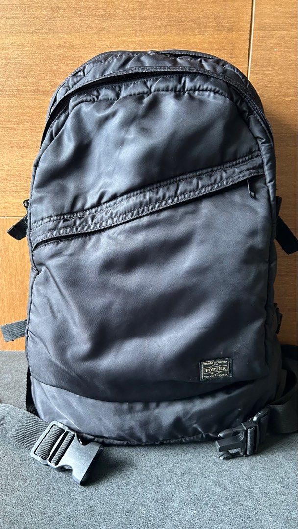 Ransel Tanker BackPack PORTER YOSHIDA TOKYO JAPAN Full Black Daypack on