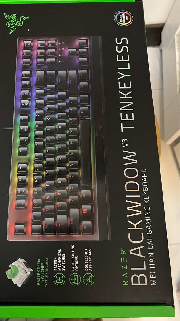 Razer Blackwidow V3 Tenkeyless, Computers & Tech, Parts & Accessories ...