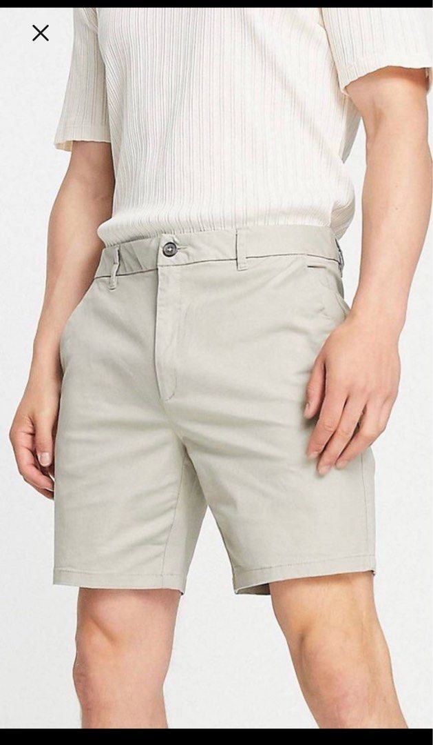 River island mens chino shorts shop