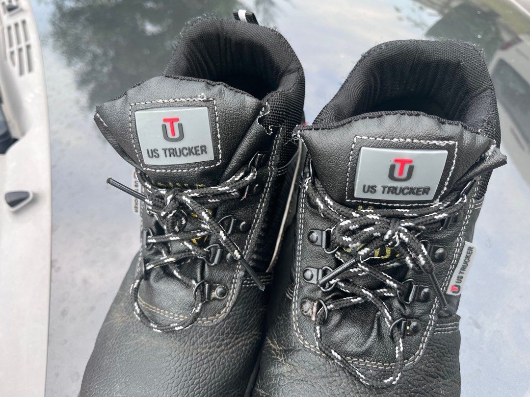 Trucker steel toe cap new arrivals boots