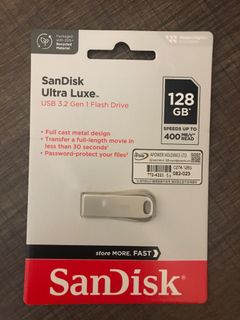 SanDisk Ultra Luxe USB3.1 Flash Drive 128GB64084260681091110