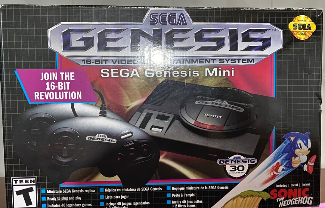 Sega genesis mini, 興趣及遊戲, 玩具& 遊戲類- Carousell