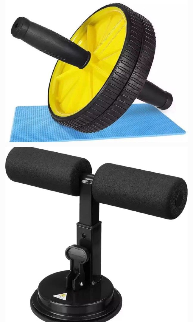 Set Ab Roller and Sit ups Bar Stand tool on Carousell