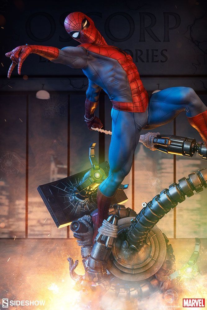 Sideshow Spider-Man Premium Format Statue, Hobbies & Toys, Toys & Games ...