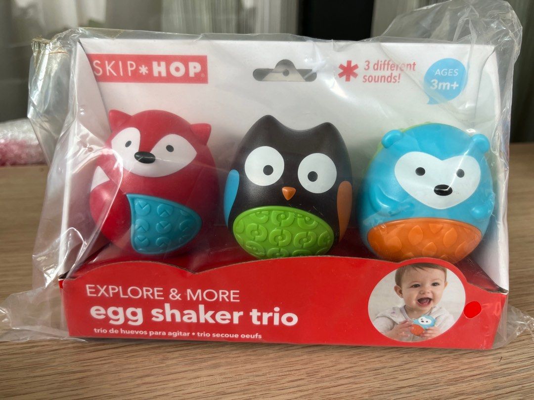 Skip hop musical egg shaker trio rattle 2025
