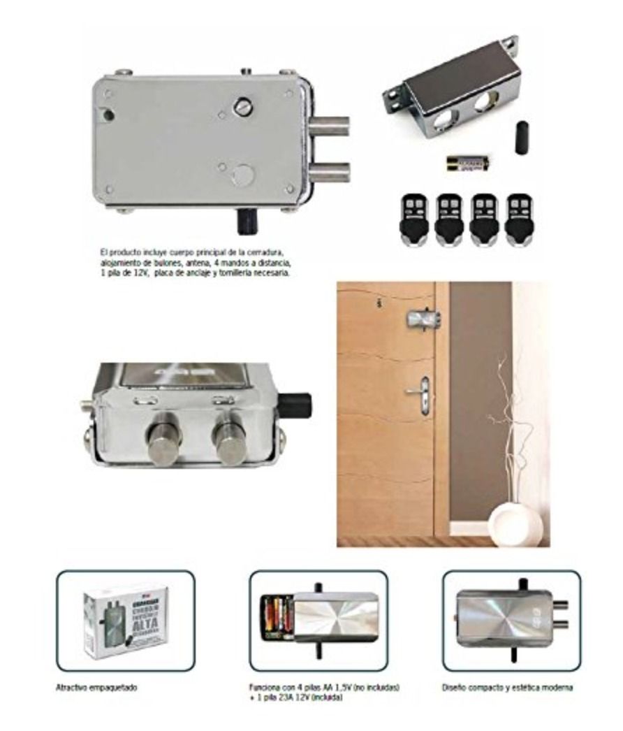 Smart Electronic Door Lock (Item Code 581) (Category: Locks, Doors & Gates) located in Marikina City. Submitted by skowshop (Listing ID 1251630781, Image 3). Description: About this item: Material Stainless steel Recommended uses for the product Door Style Robust Number of pieces 1 Security lock invisible from the outside. Increases protection against theft as it cannot be forced from the outside. Easy installation inside any wooden or metal door