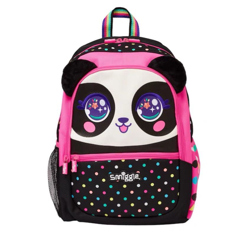 Smiggle panda school bag, 預購 Carousell