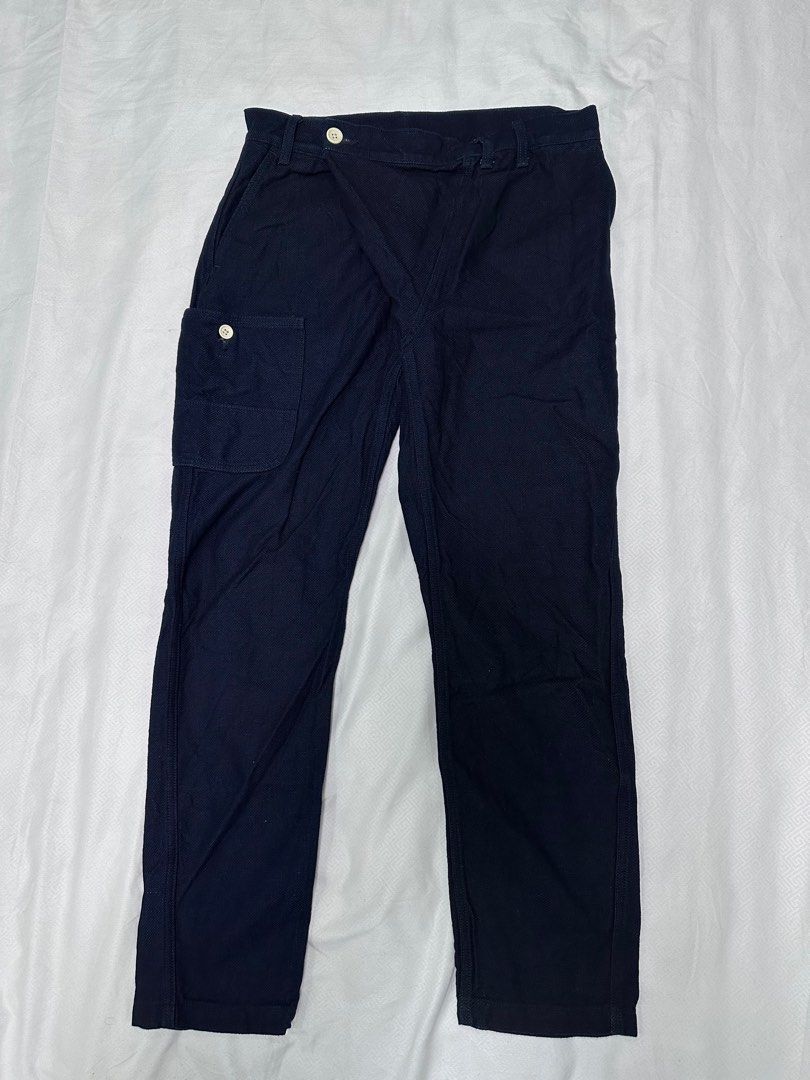 SNOW PEAK Navy Noragi Pants Men s Fashion Bottoms Trousers on Carousell