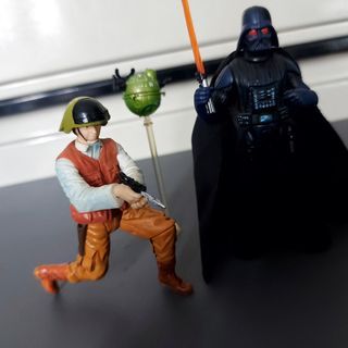 StarWars 3.75 Comic Pack 30th Aniversary Darth Vader Rebel Fleet Officer  3.75 Action figure toys