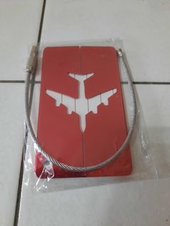 Steel luggage tag