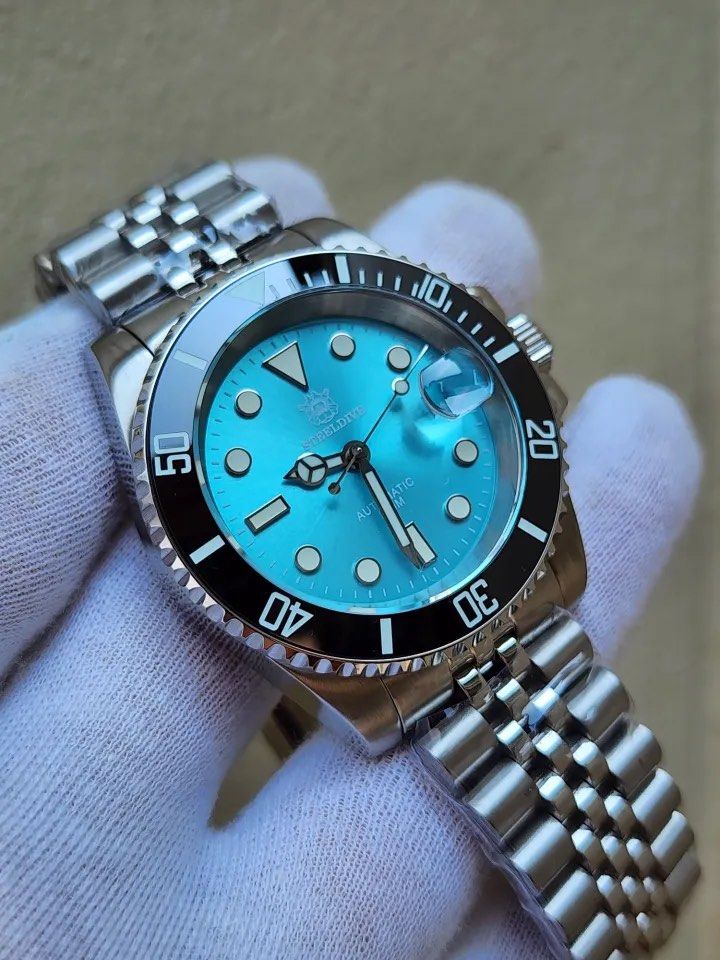 Steeldive submariner SD1953 turquiose NH35A seiko movement Luxury