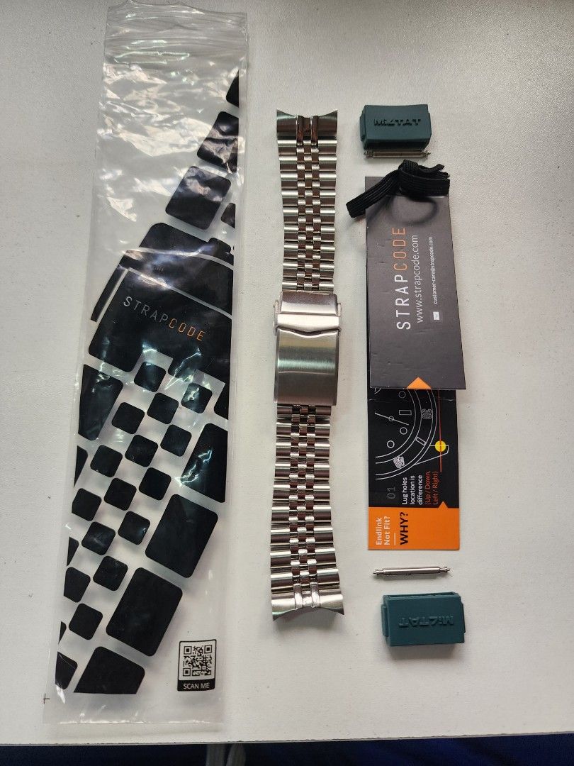 Strapcode Super J Louis for Seiko 5 Sports 22mm, Men's Fashion, Watches