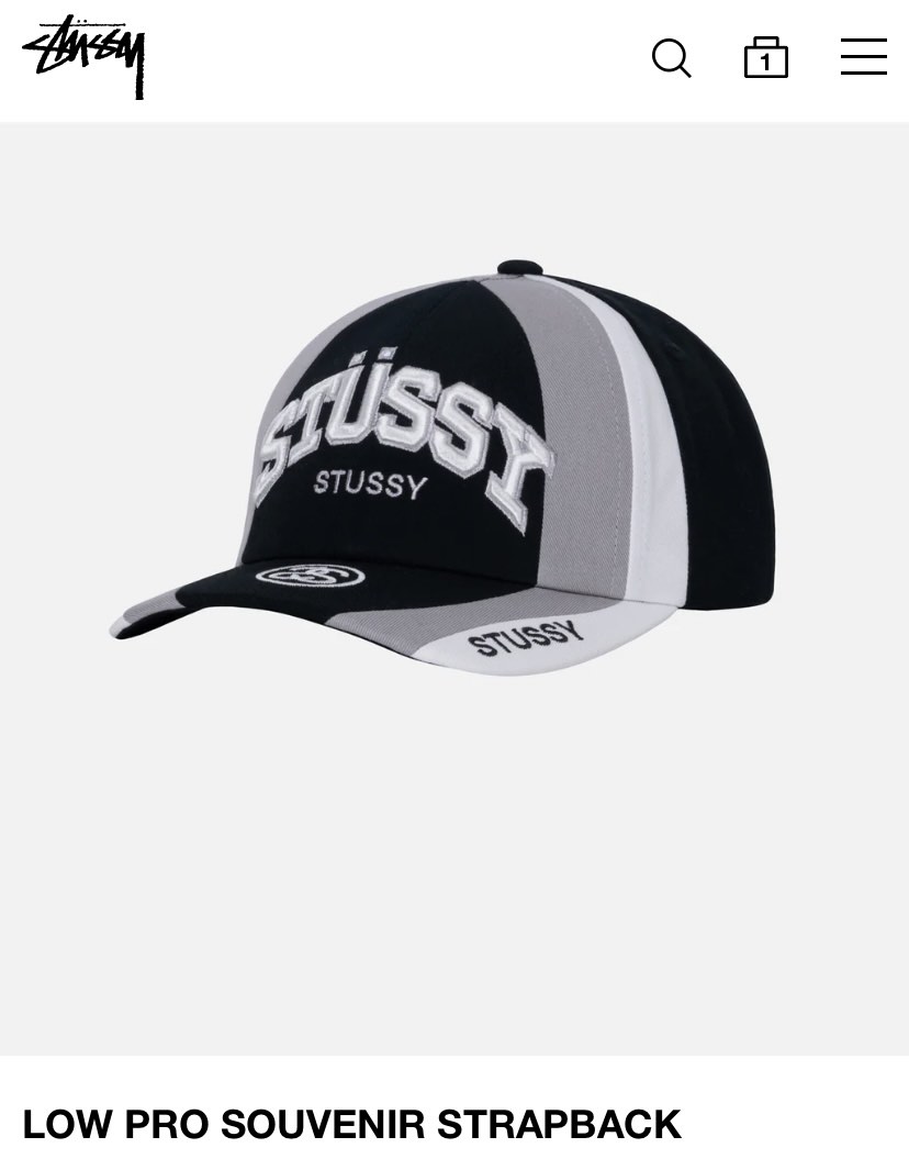 Stussy Pro Souvenir Strapback, Men's Fashion, Watches