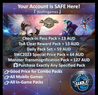 Summoners War Top Up [LEGAL] | INSTANT | All Mobile Games Topup Legal