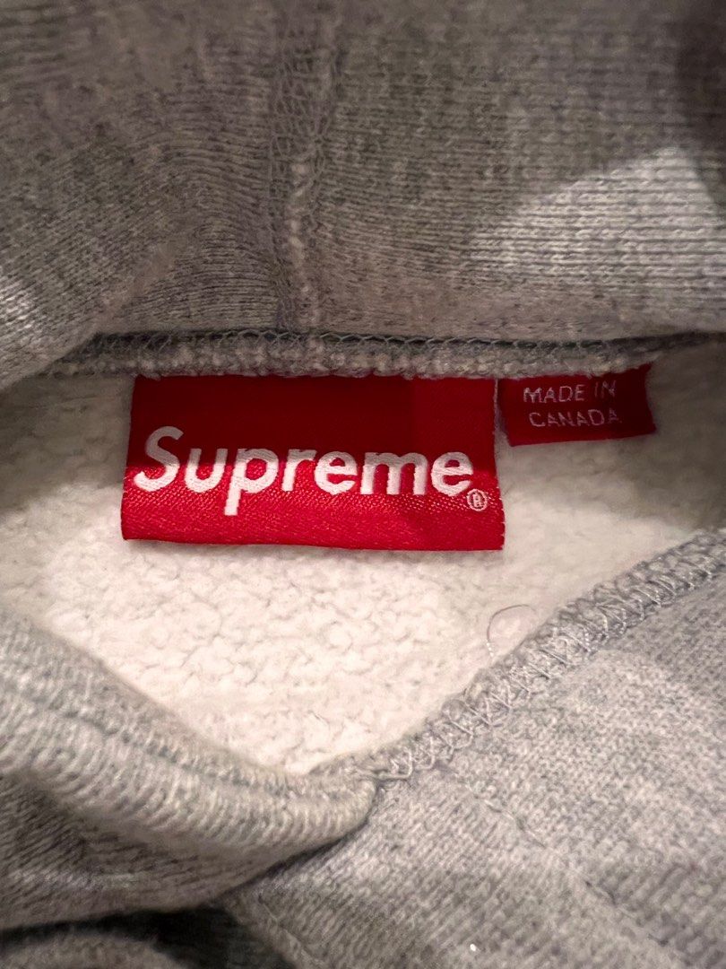 Supreme Box Logo Hooded Sweatshirt (FW17) Heather Grey