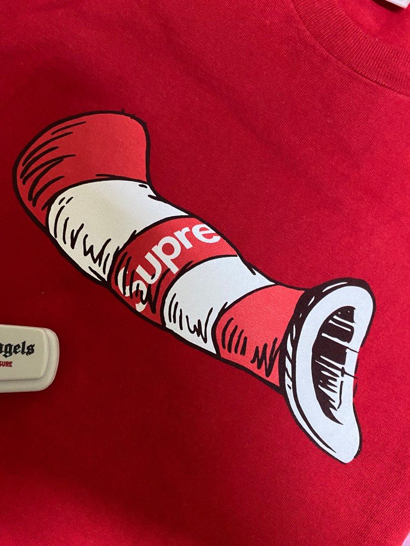 Cat in the hat supreme tee online