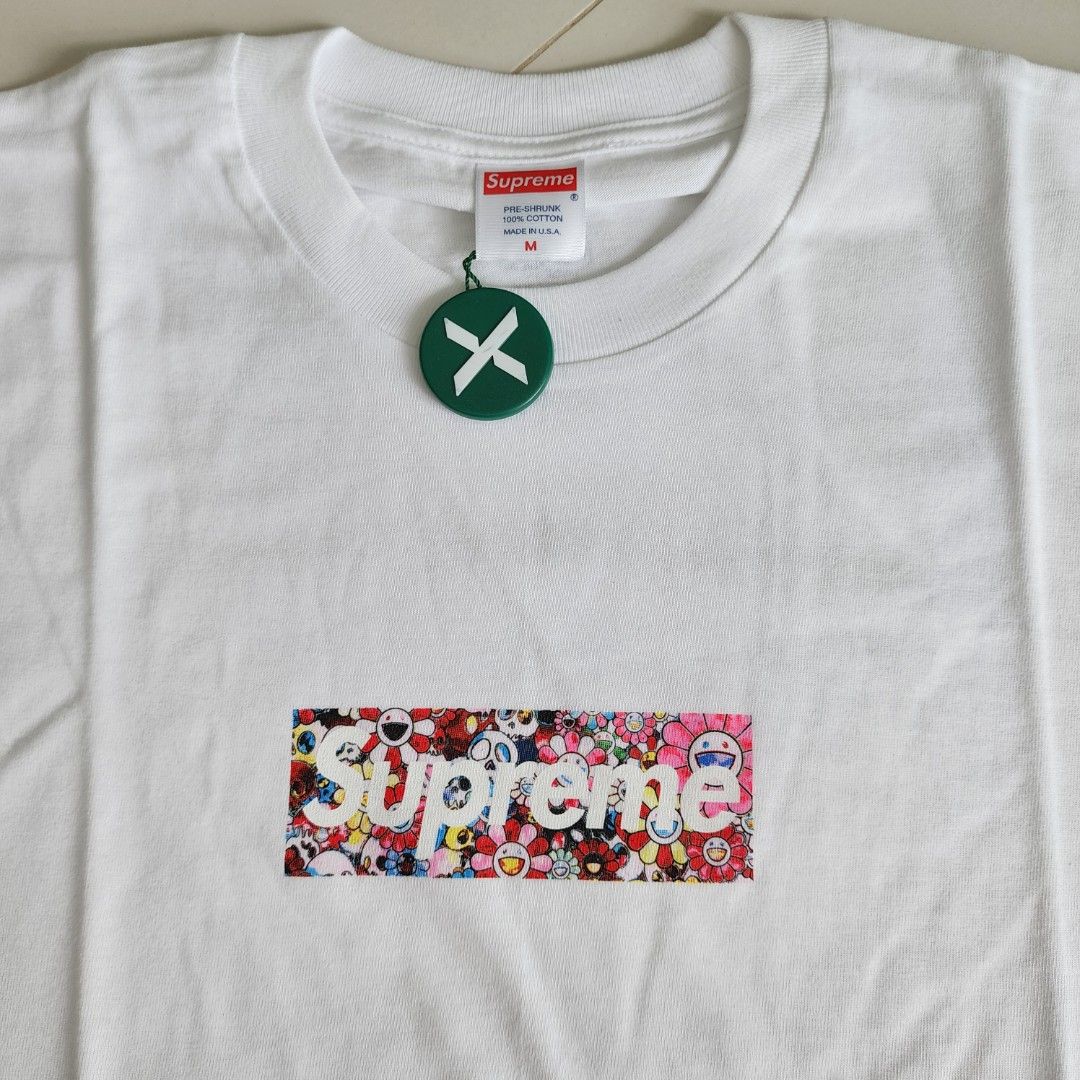 Supreme Takashi Murakami covid-19 relief T-short, Men's Fashion, Tops &  Sets, Tshirts & Polo Shirts on Carousell