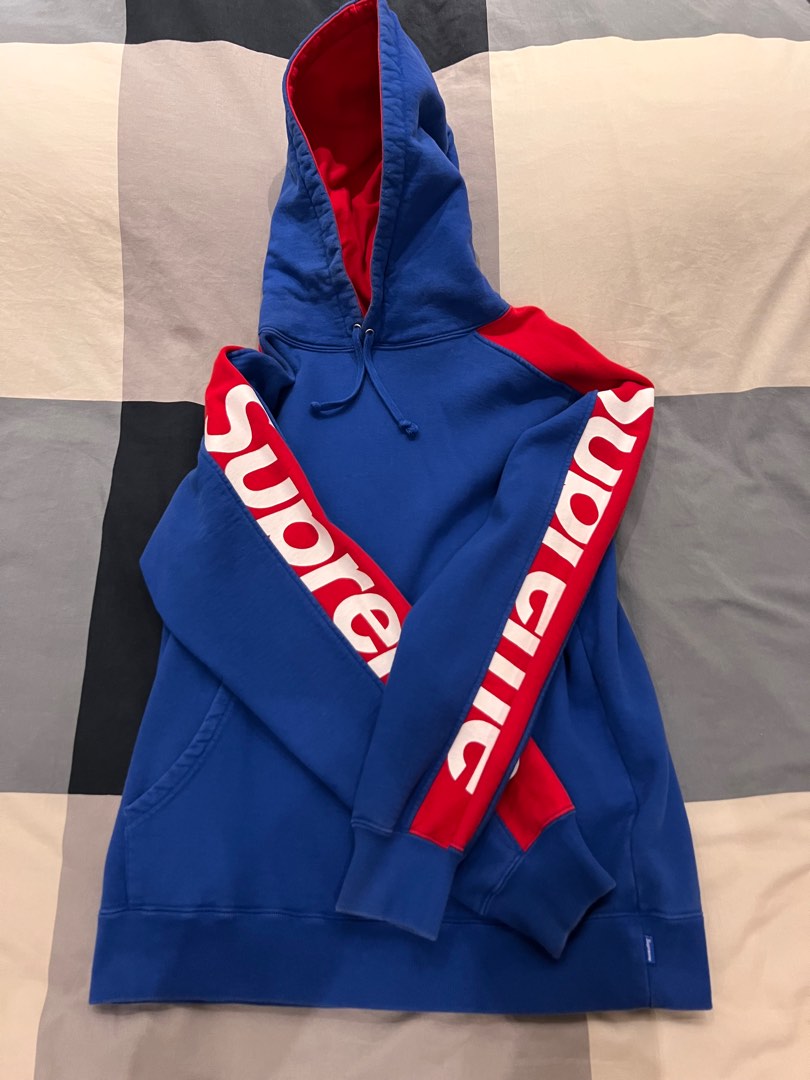 Supreme Sideline Hooded Sweatshirt Royal