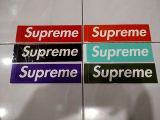Authentic Supreme decal  Supreme sticker, Supreme box logo, Box logo