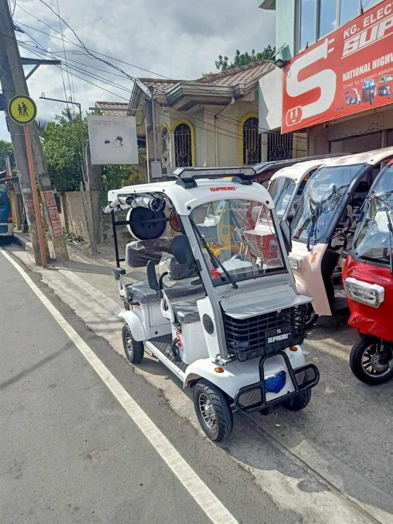 Supremo Ebikes Golf Cart Cargo Plus (Category: Bicycles) located in Quezon City. Submitted by hellokg (Listing ID 1251598686, Image 2). Description: When it comes to ebikes, Always choose a reliable and trusted brand ☺️ Cheap prices doesn’t mean you save on quality and peace of mind in terms of after sales services. Here at Supremo ebikes, we value providing our clients with innovative, beautiful, quality ebike products as well as good and reliab