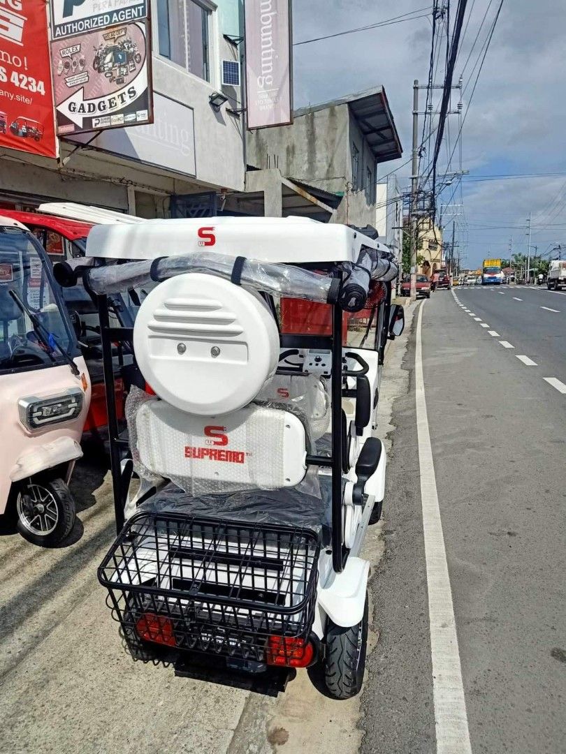 Supremo Ebikes Golf Cart Cargo Plus (Category: Bicycles) located in Quezon City. Submitted by hellokg (Listing ID 1251598686, Image 3). Description: When it comes to ebikes, Always choose a reliable and trusted brand ☺️ Cheap prices doesn’t mean you save on quality and peace of mind in terms of after sales services. Here at Supremo ebikes, we value providing our clients with innovative, beautiful, quality ebike products as well as good and reliab