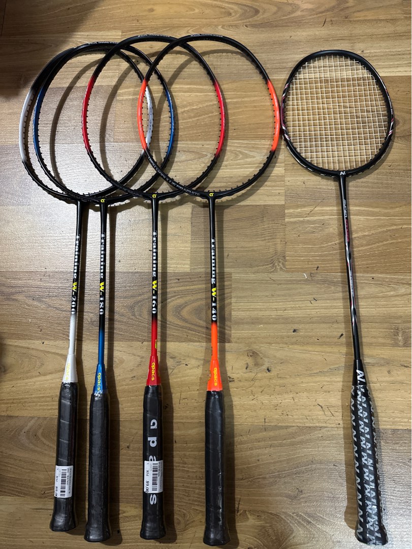 Sweet spot and heavy badminton training racket, Sports Equipment