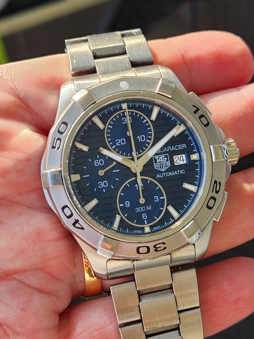 Tag heuer aquaracer sales calibre 16 gold