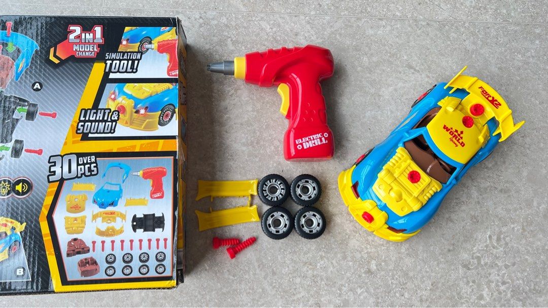 Take Apart Toy Racing Car Construction Toy Set for Kids. Hobbies