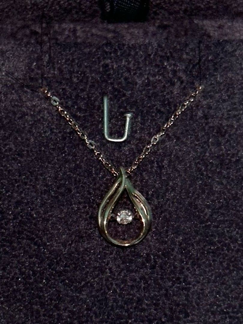 tear drop shaped real diamond necklace Women s Fashion Jewelry