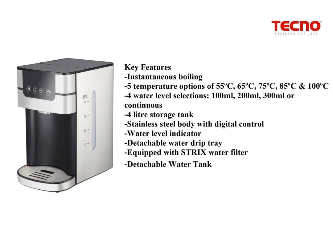 Tecno water dispenser hotsell