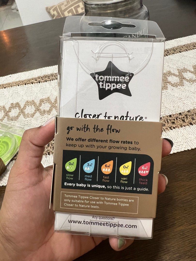 Tommee tippee clearance teat size