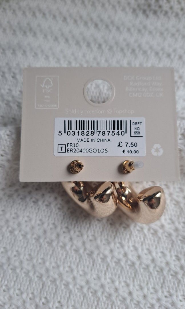 Topshop earrings uk top