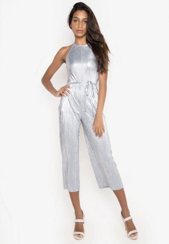 Topshop metallic sale jumpsuit