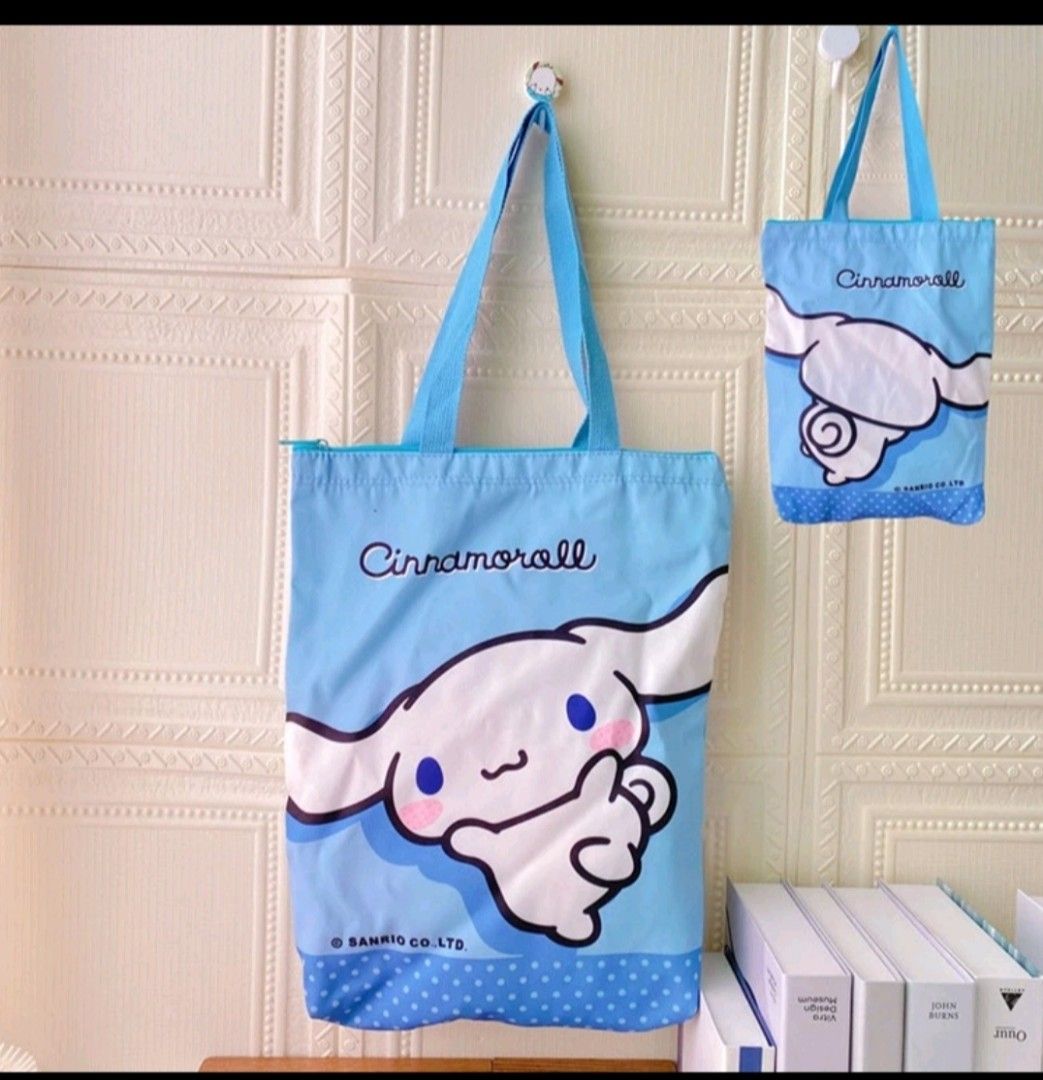 Cinnamoroll Tas Tote Bag Miniso Love Yourself More Tote Bag｜38×10