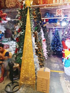 Tower Christmas tree 🎄 with lights