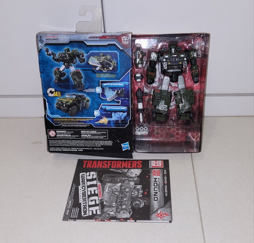 Transformers Siege Hound WFC-S9 War for cybertron- back in box 100% ...