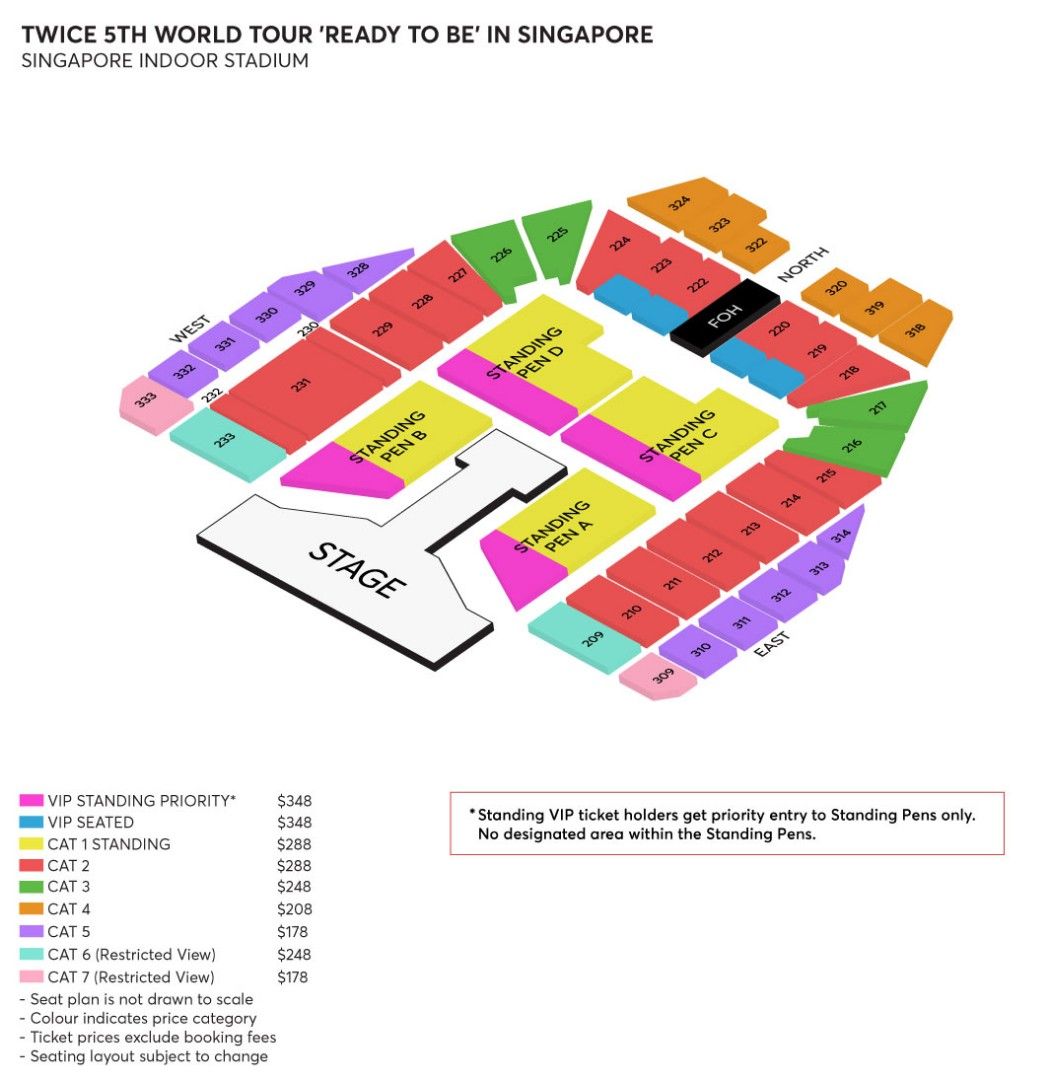 TWICE Ready to Be World Tour, Tickets & Vouchers, Event Tickets on