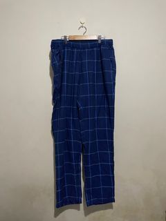 Uniqlo Blue Window Pane Lounge Pants