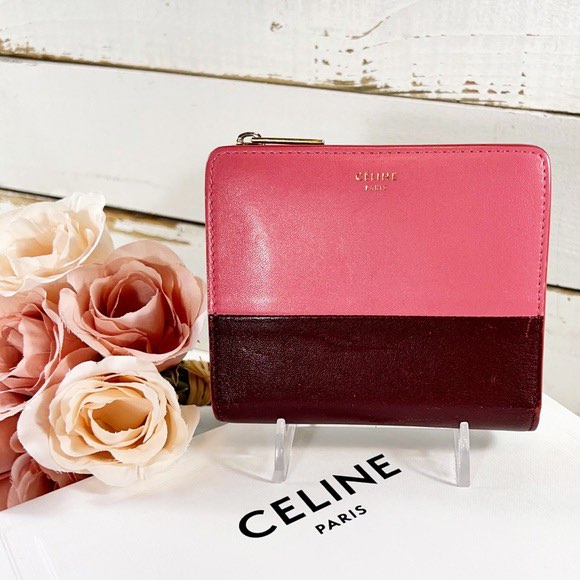 Celine bicolor wallet shop