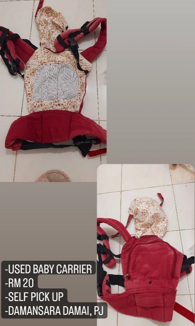 USED BABY CARRIER, Babies & Kids, Going Out, Carriers & Slings on Carousell