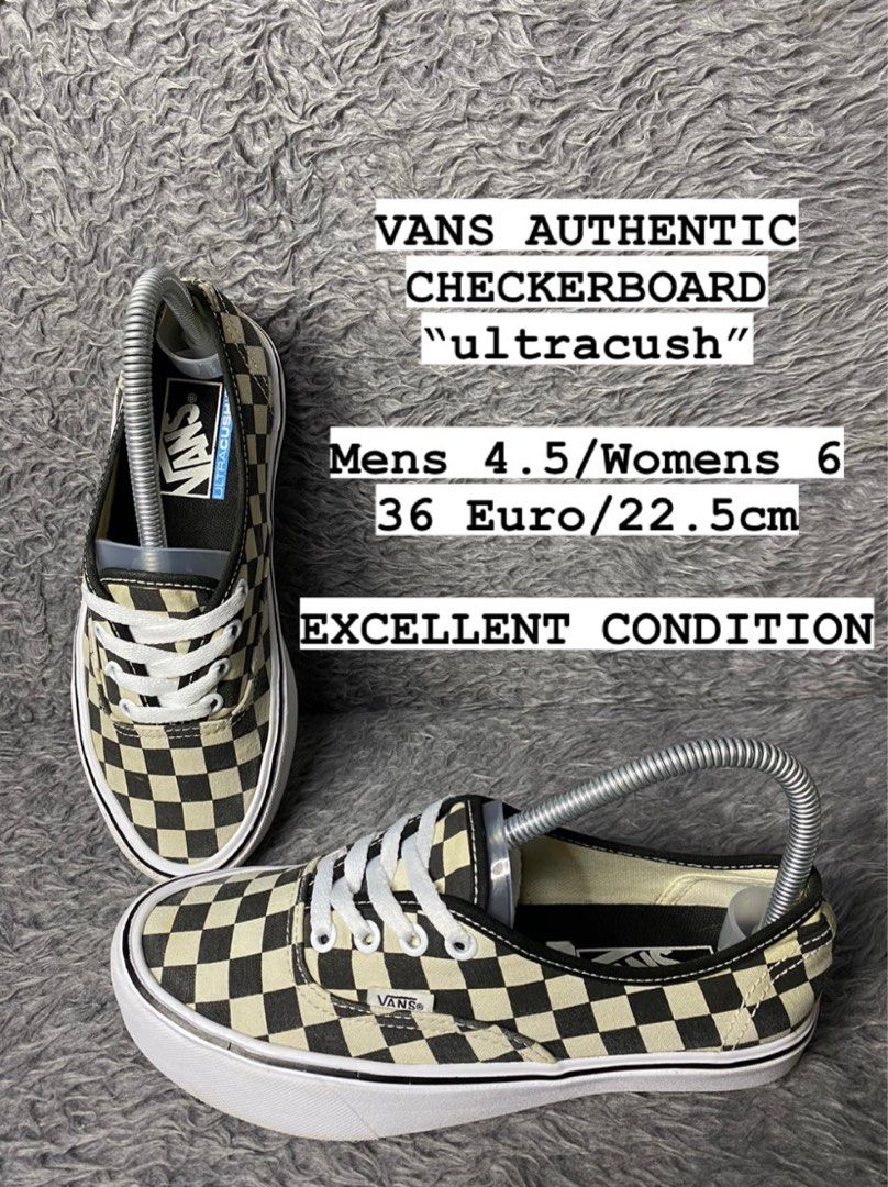 Vans authentic checkerboard ultracush discount