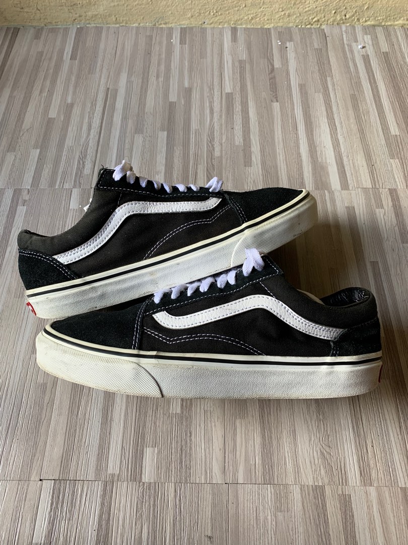 Black vans size top 8 mens