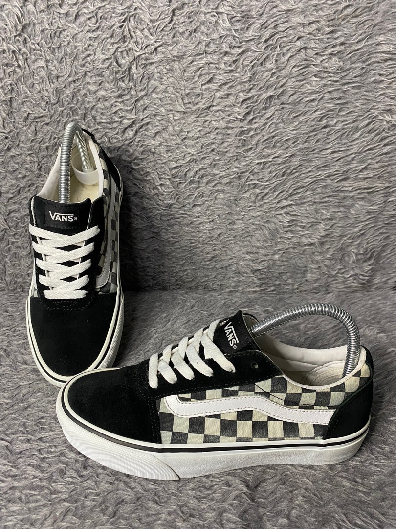 Vans ward old skool “checkered”, Women's Fashion, Footwear, Sneakers on  Carousell