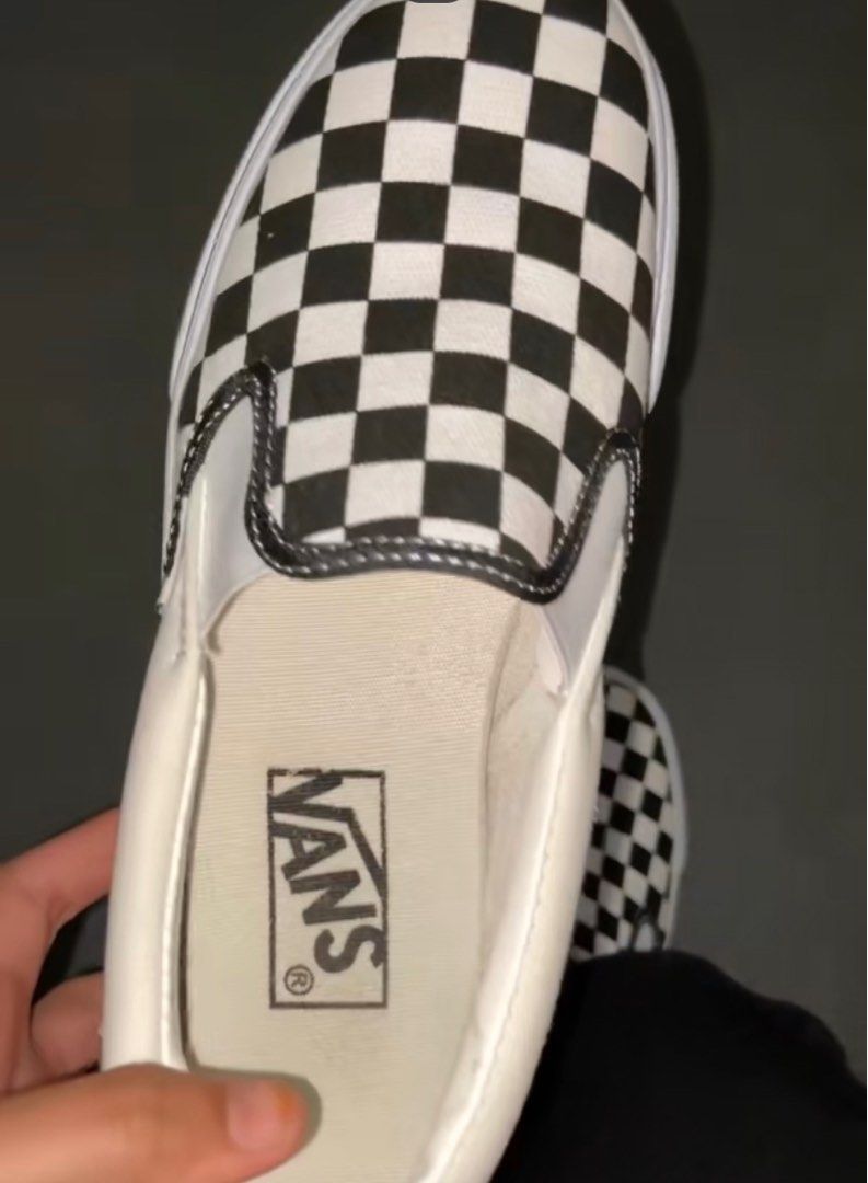Size 2 checkered top vans