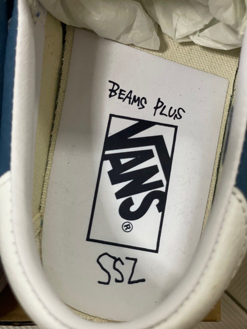 VANS x BEAMS PLUS x SSZ SLIP ON US8, 男裝, 鞋, 波鞋- Carousell