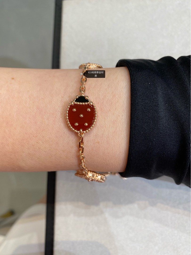 VCA Lucky Spring bracelet 5 motifs