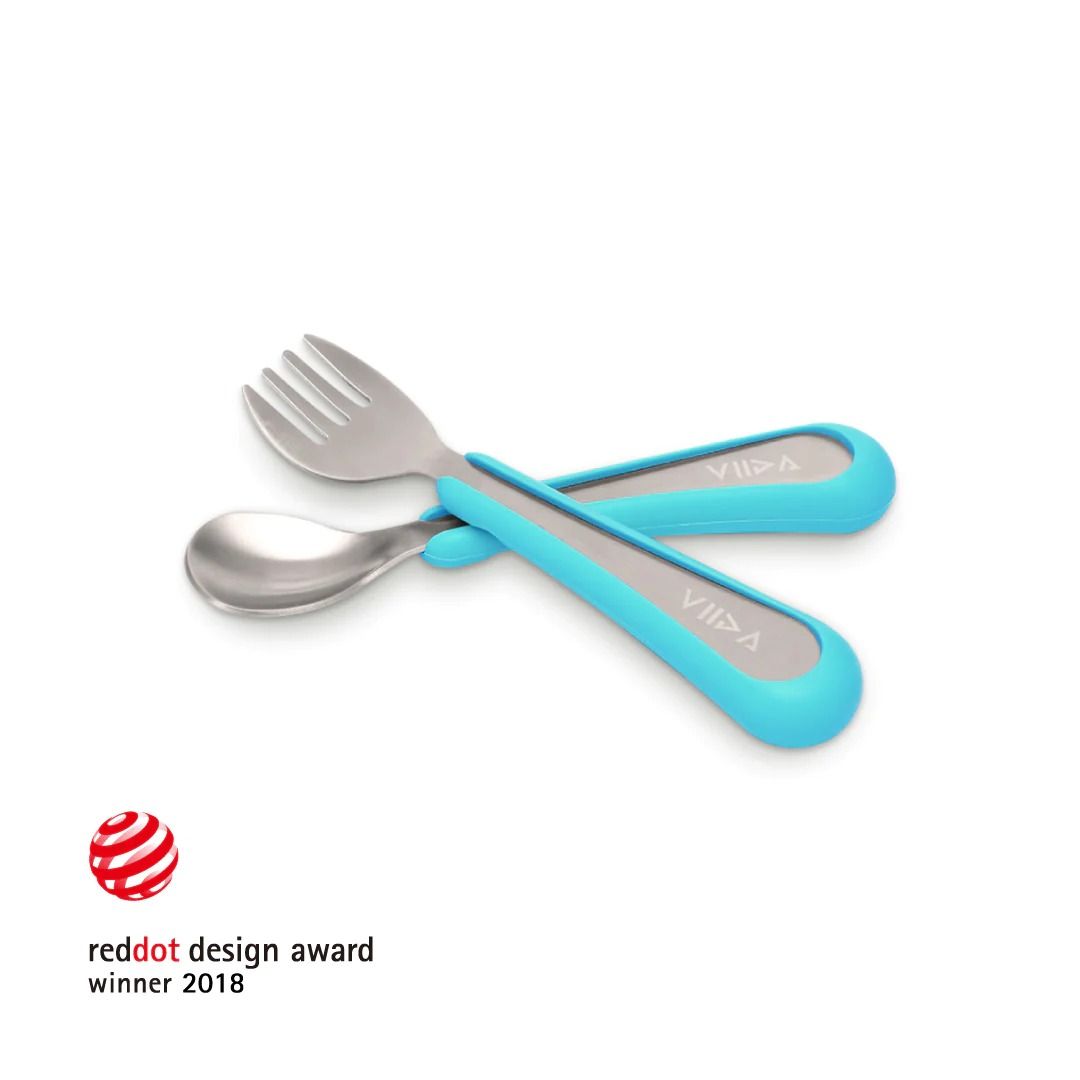 Red Dot Design Award: Olababy Silicone Training Fork + Spoon Set